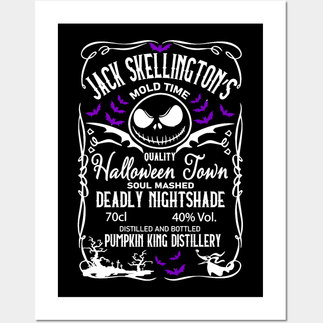 Jack Skellington Distillery Wall Art by HilariousDelusions